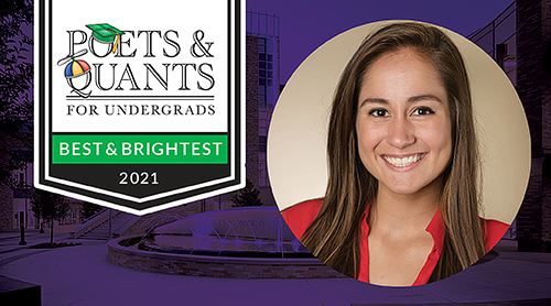 TCU Neeley Senior Ashley Servais Featured in 2021 Poets&Quants Best and Brightest