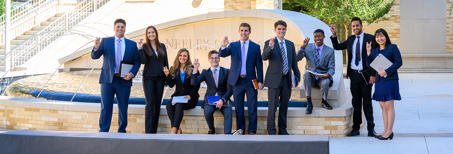 Section Image: at Neeley Fountain 