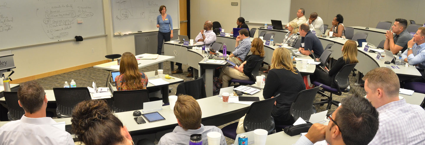 Section Image: EMBA classroom 