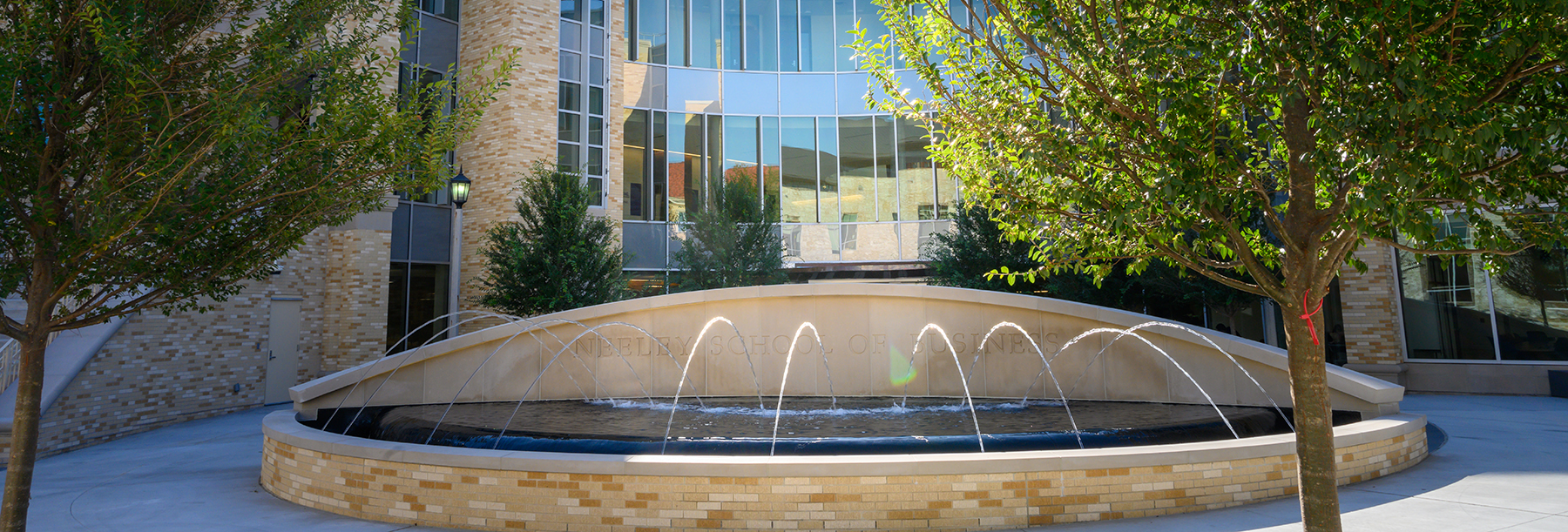 Section Image: Neeley School of Business fountain 