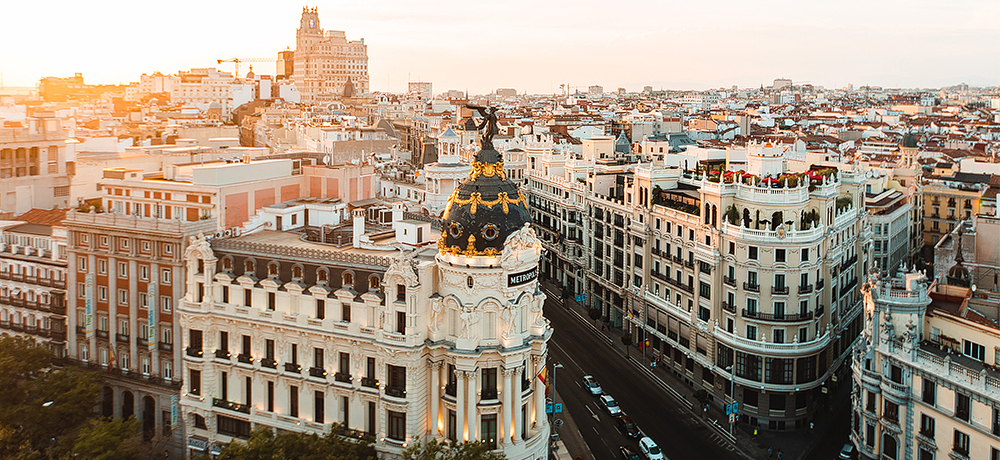 Madrid skyline