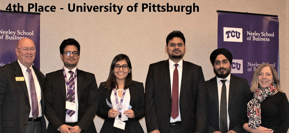 4th place University of Pittsburgh