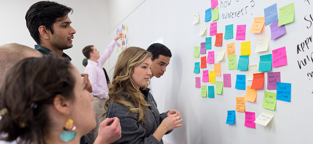 Students at whiteboard