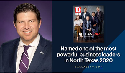 Dean Pullin named one of the most power business leaders in North Texas 2020