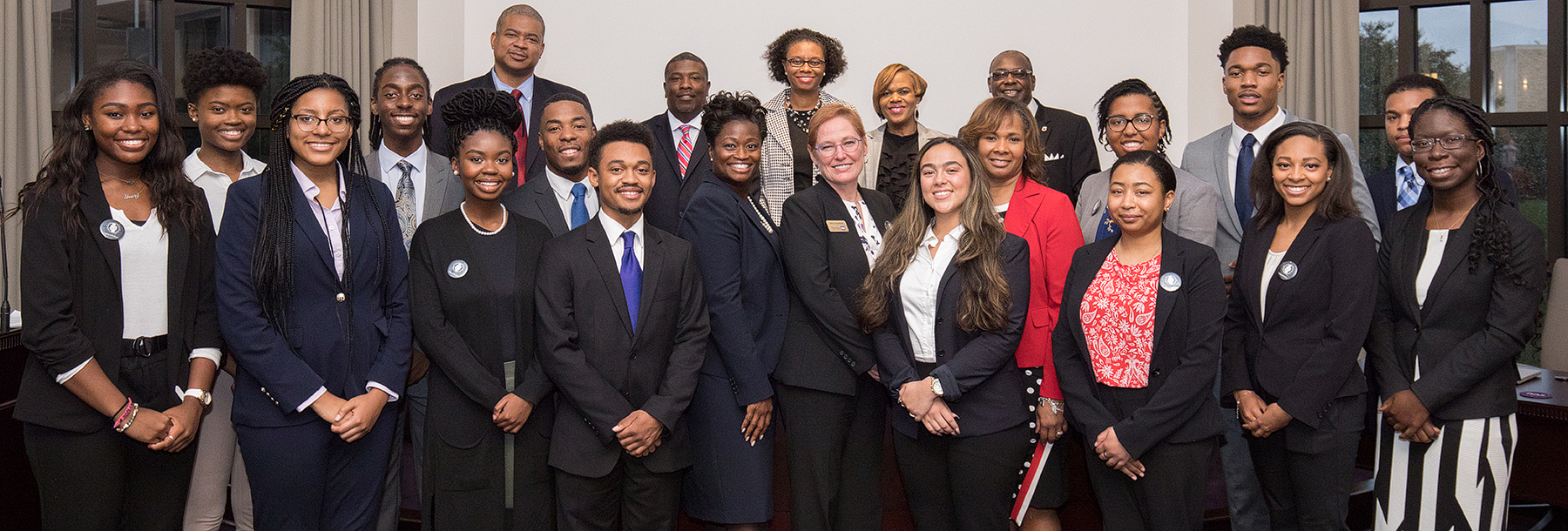 Section Image: Group of students and advisors in the National Association of Black Accountants 