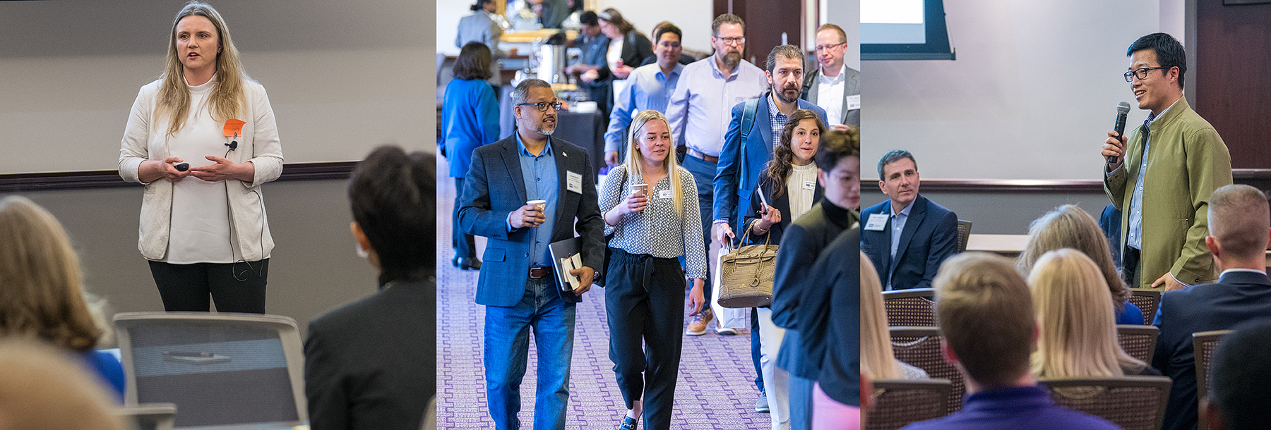 Section Image: Speakers and attendees at the 2022 Neeley Analytics Conference 