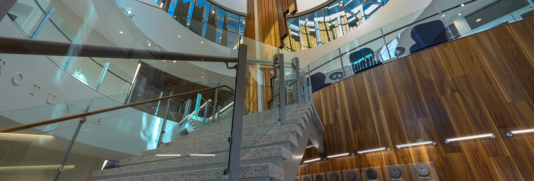 Section Image: Rogers Rotunda looking up from the first floor 
