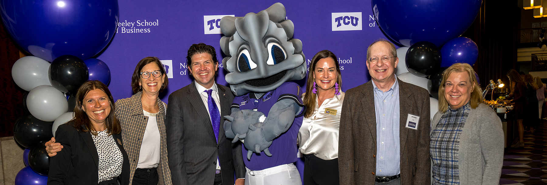 Section Image: SCCC faculty and staff with Superfrog 