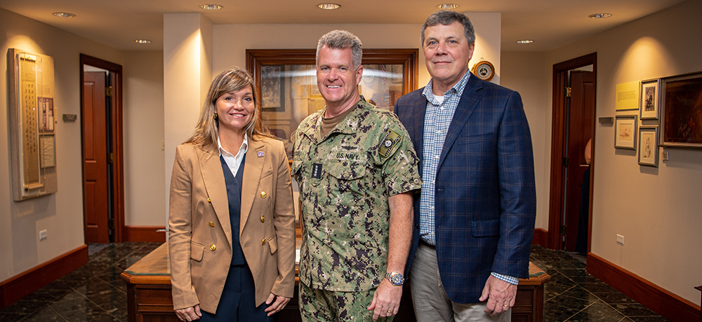 Ann Blunzter, Admiral Paparo and Pete Baldwin