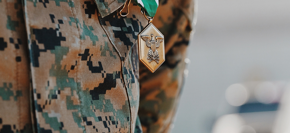 Section Image: Marine saluting officers 