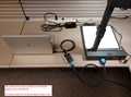 Document Camera connected to a laptop