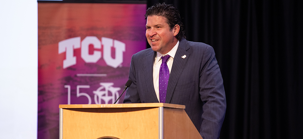 Section Image: TCU President Daniel Pullin 