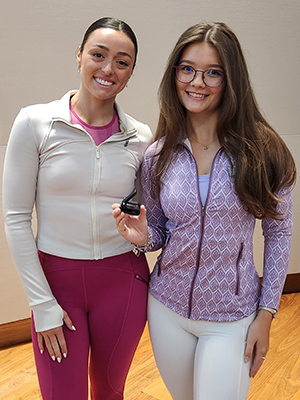 Rachel Clancy and Jessika Wilkinson of Lily Grips