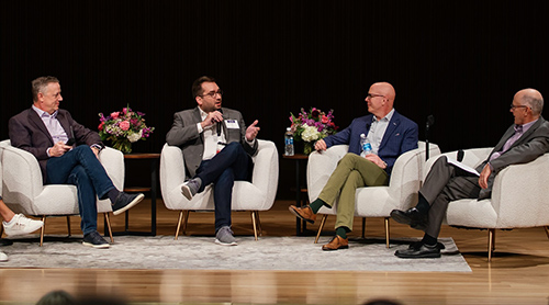 Supply Chain and Fashion Merchandise Students at the Speaker