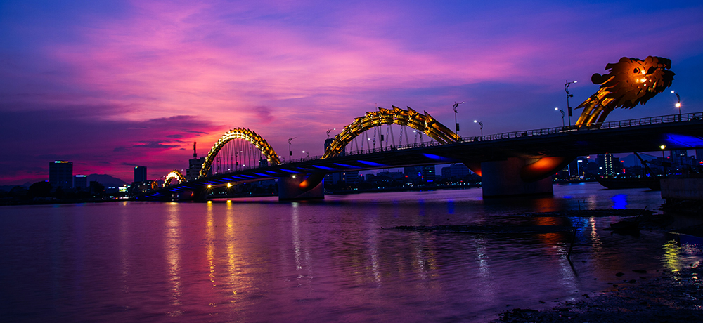 Dragon bridge in Da Nang