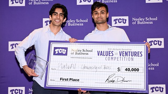 First Place team from University of Texas