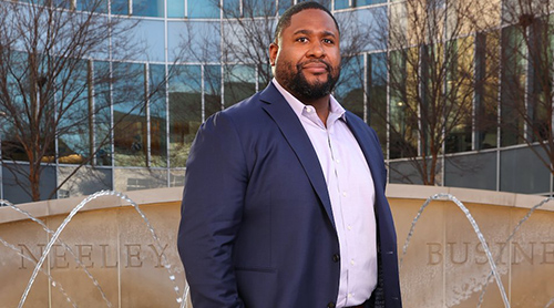 TCU Neeley School of Business fountain 