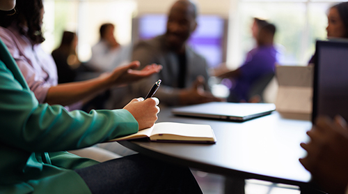 Students in Neeley classroom 1201 