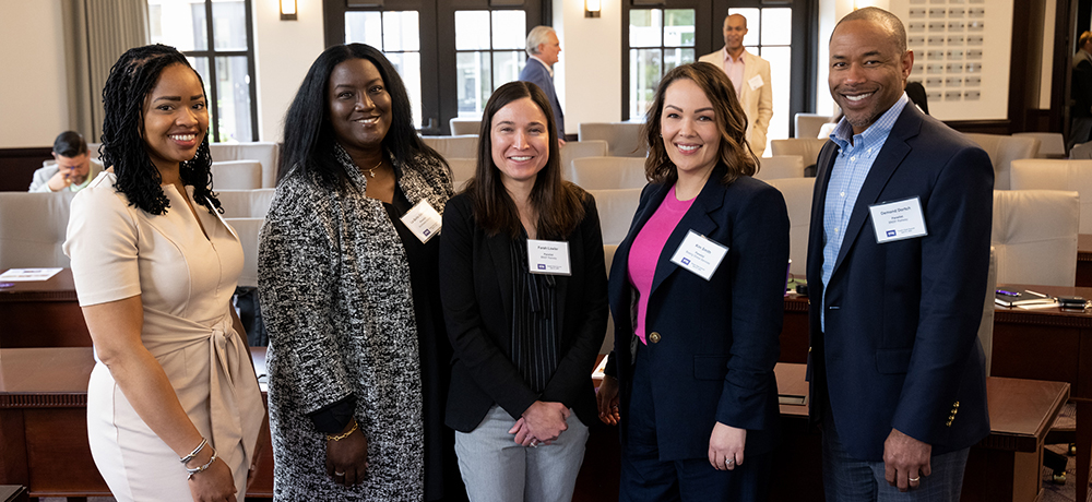 Supply Chain Panelists Maasha Kay, La Quita Odomore, Farah Lawler, Kim Smith and Demond Dortch