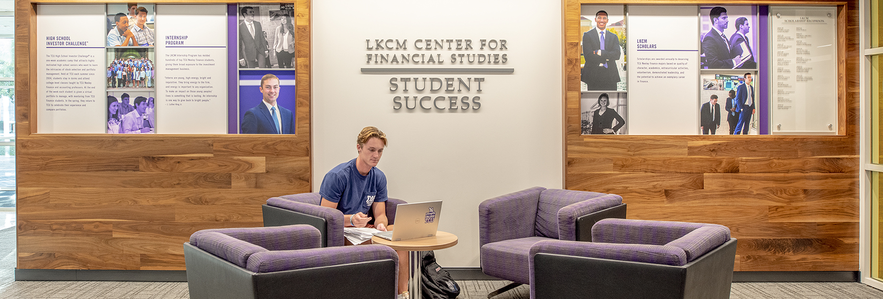 Section Image: Student seated in a chair  