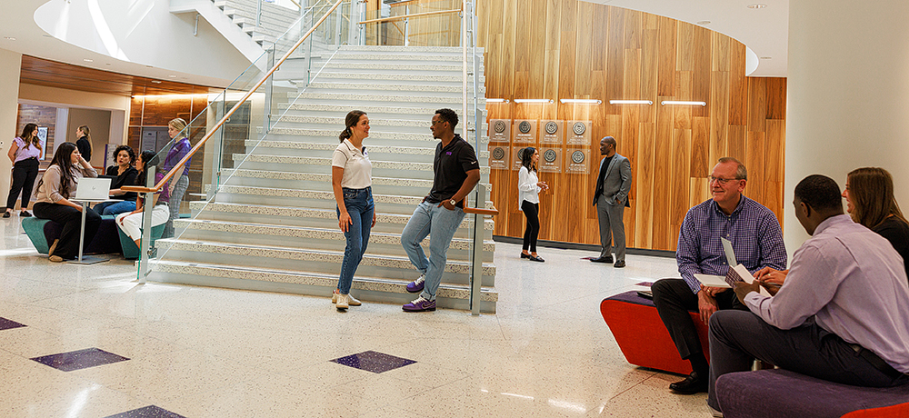 Section Image: Rogers Rotunda first floor stairs 