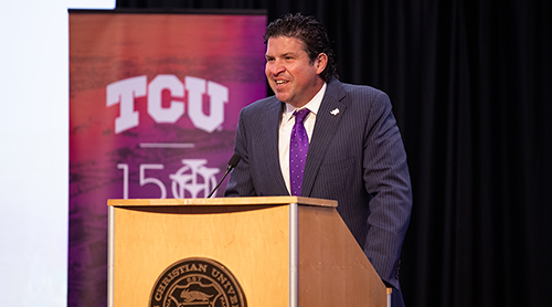 Section Image: TCU President Daniel Pullin 