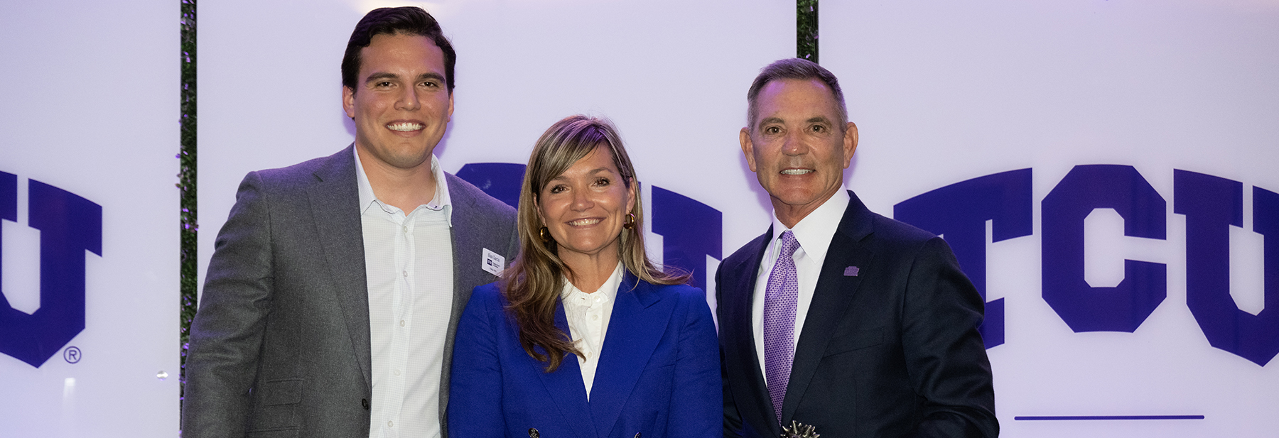 Section Image: Current Energy Student with Ann Bluntzer and Barry Davis 