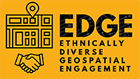 EDGE - Ethnically Diverse Geospatial Engagement logo