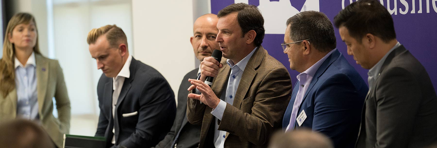Section Image: Panelists at the Energy Speaker Series 