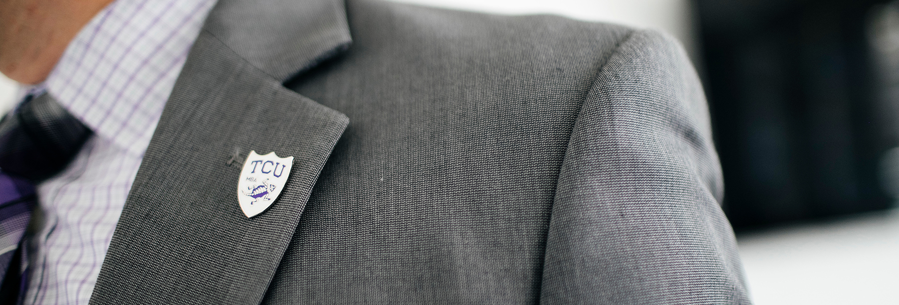 Section Image: TCU MBA Lapel pin  