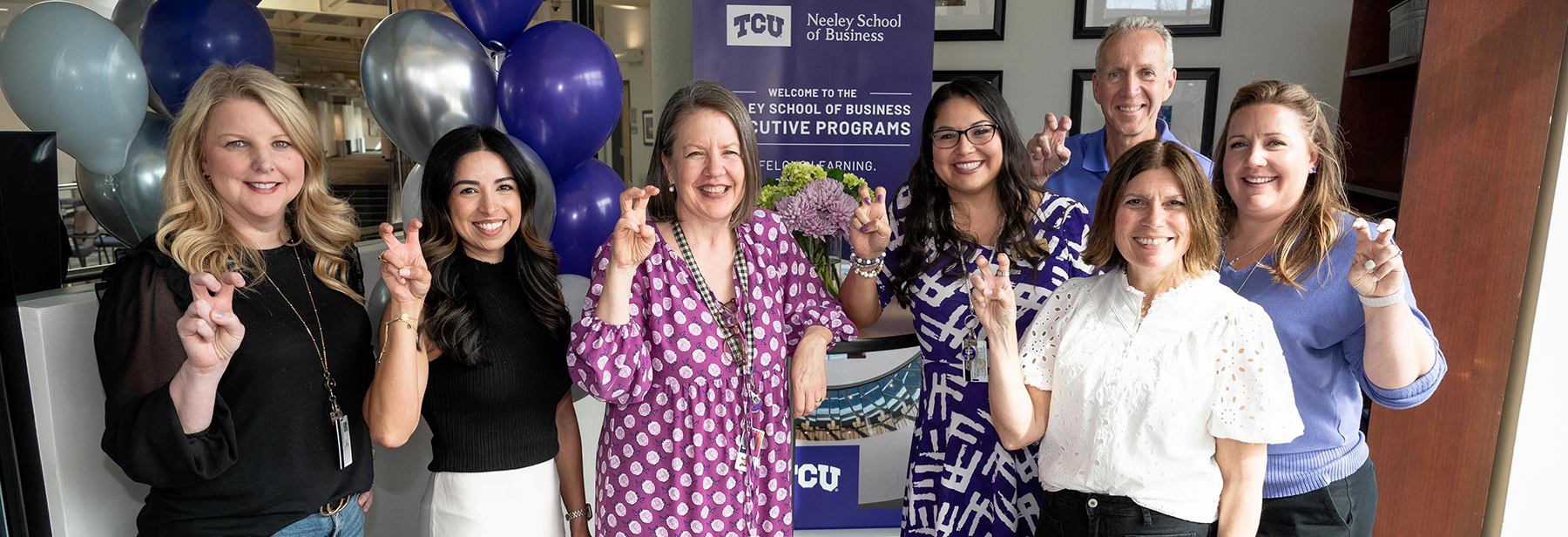 Section Image: Executive Education team at the Anniversary celebration 