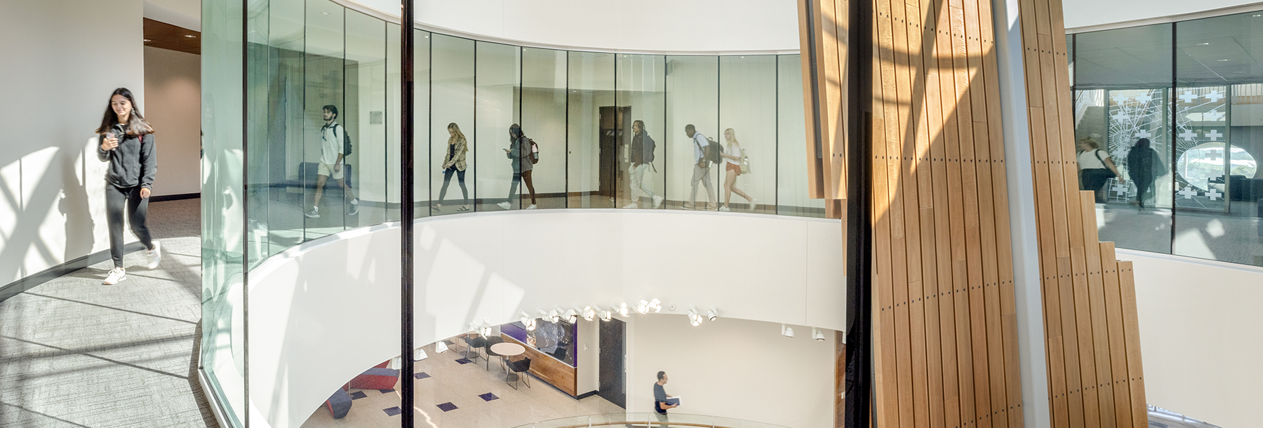 Section Image: Third floor of Hays Hall by the Rogers Rotunda 