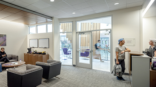 Section Image: Graduate Career Services lounge 