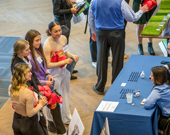 TCU Neeley students attending entrepreneurial event